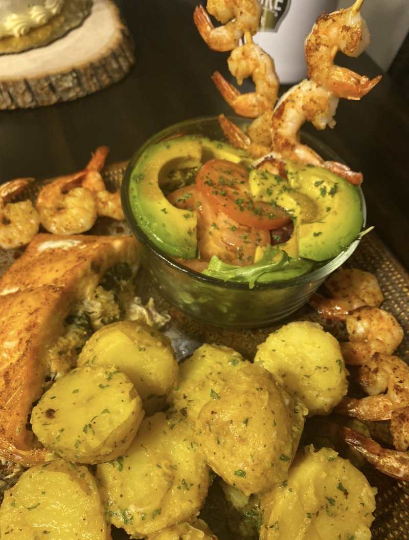 shrimp skewer
